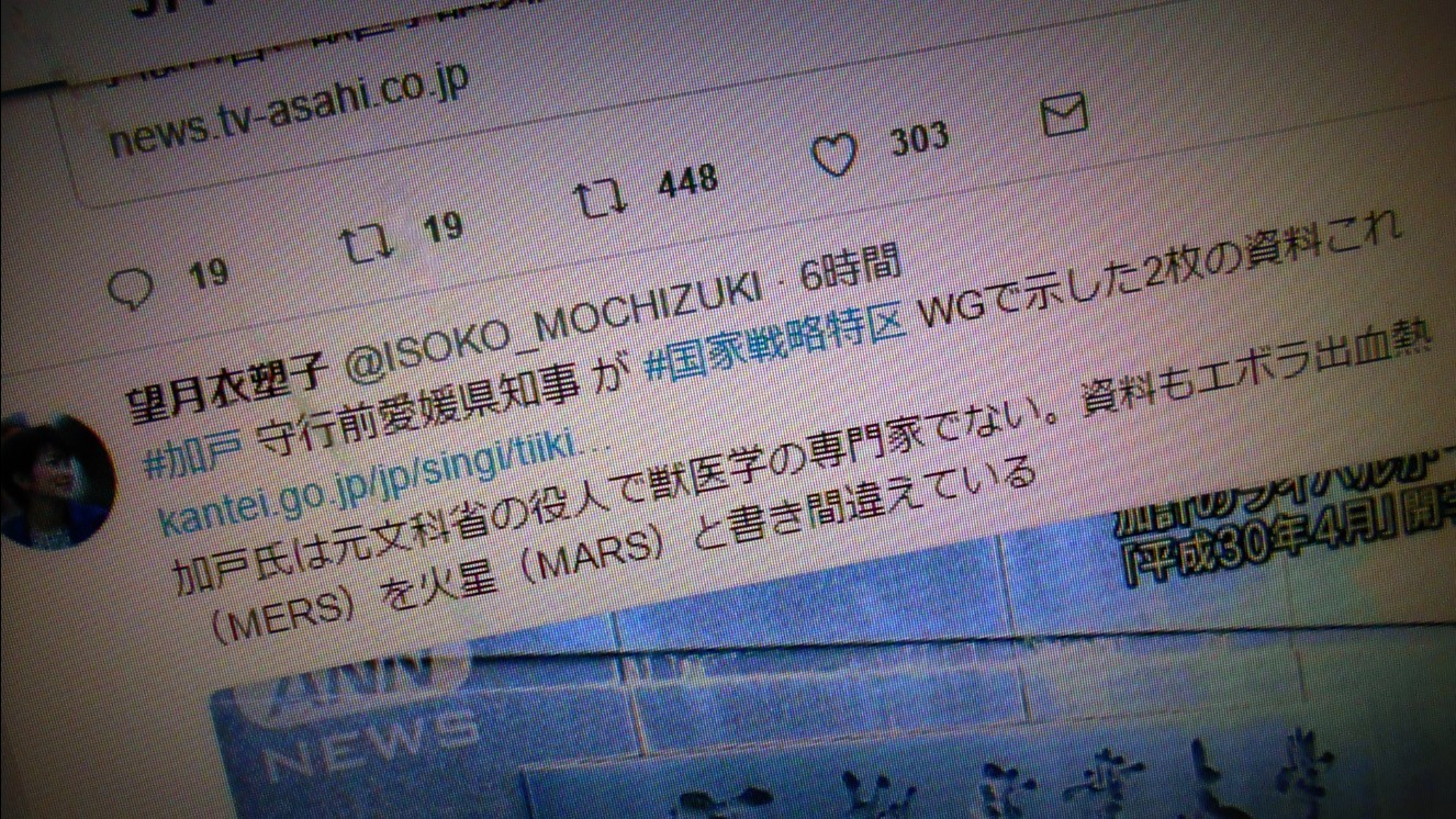 エボラ出血熱をmersと勘違い 東京新聞望月衣塑子記者の自爆 以下略ちゃんの逆襲 ツイッターgogo